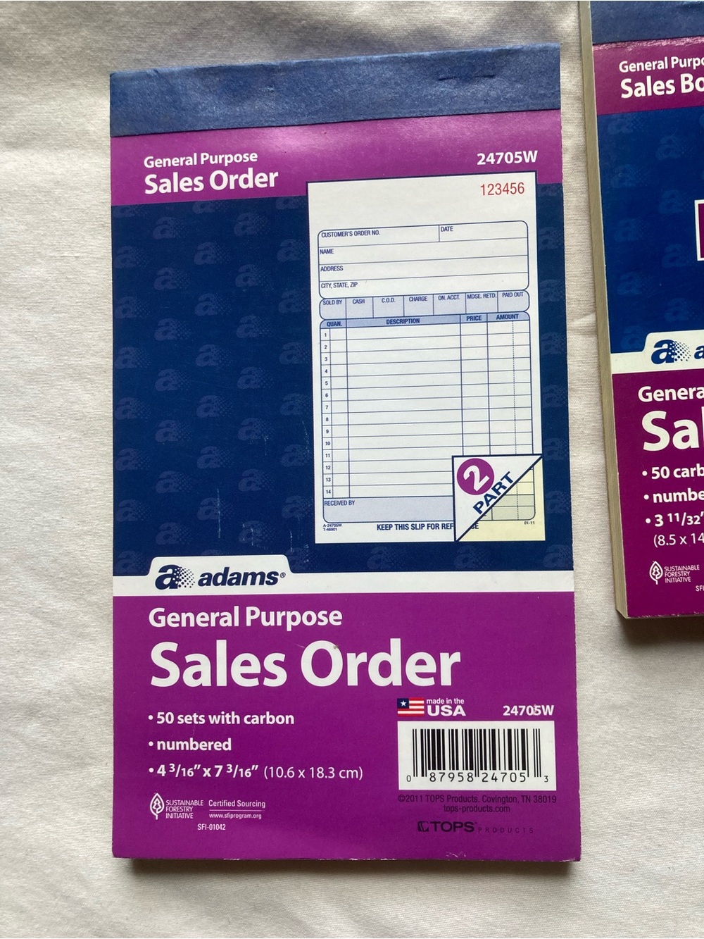 3 Receipt Booklets for Tracking In-Person Sales - Picture 4 of 5